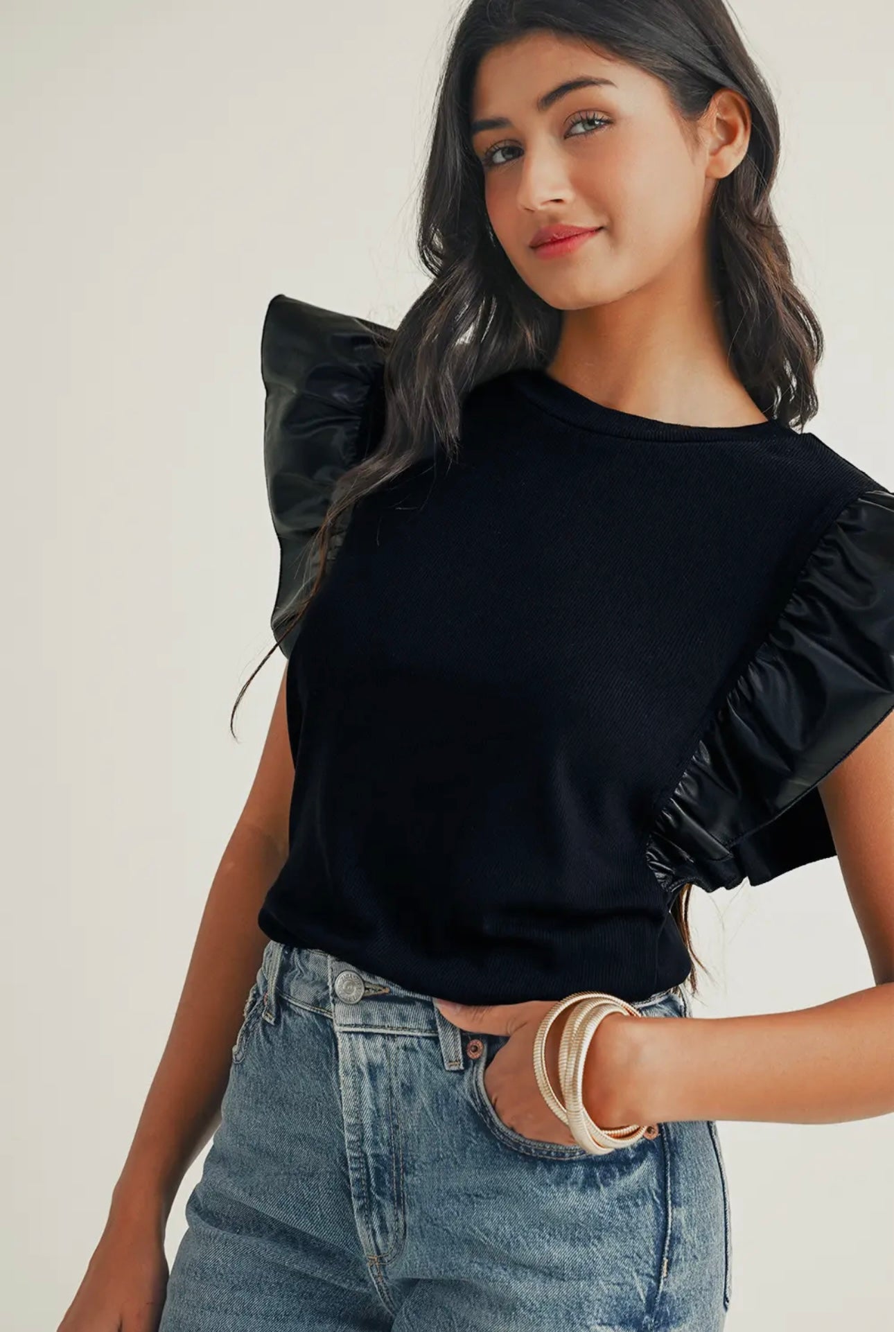 Not So Basic Black Blouse