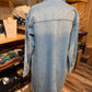 Long Denim Sparkly Jacket