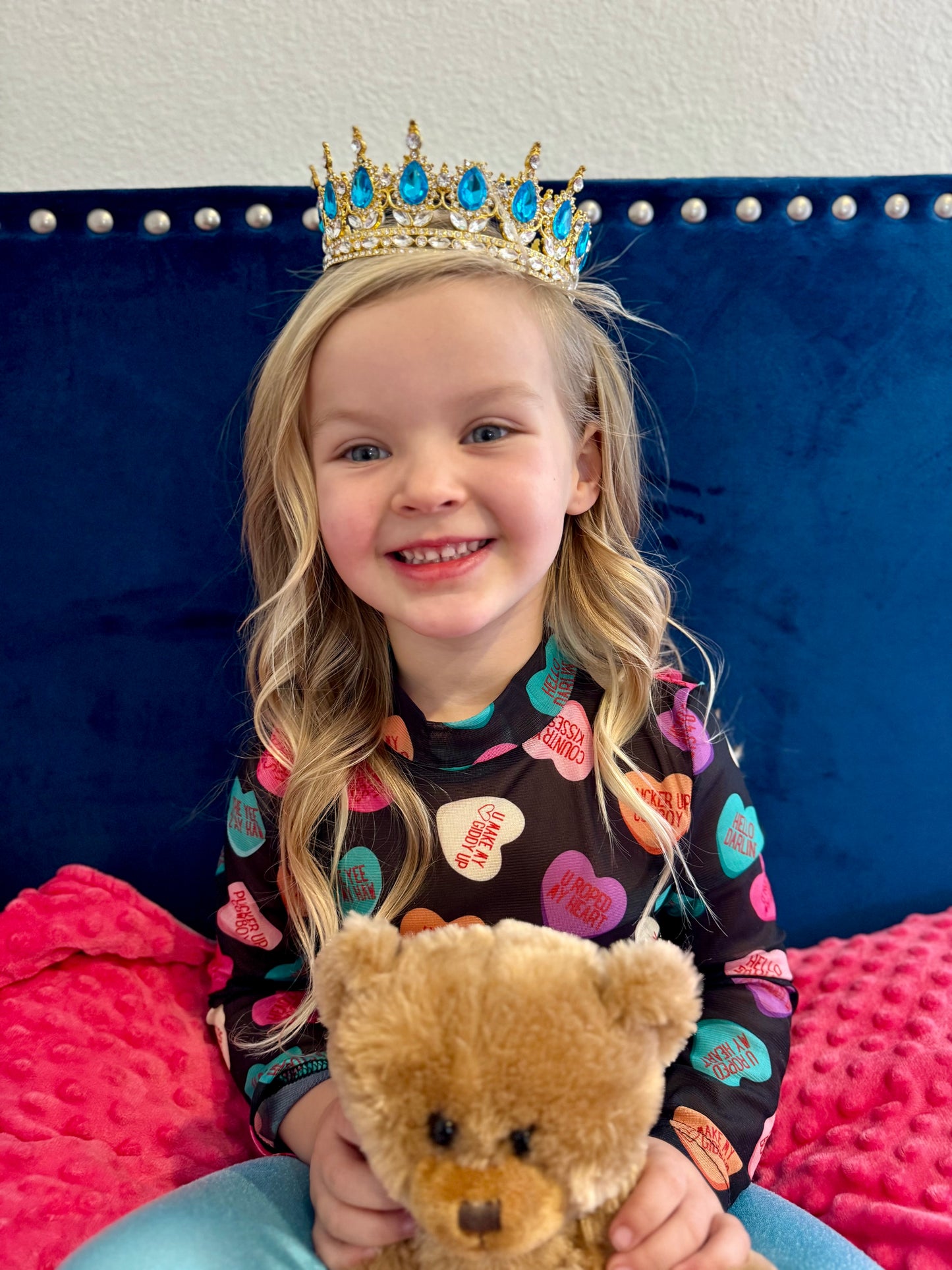 Cowboy Valentine Mesh Kid Top