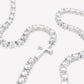 LUMINOUS CROSS TENNIS NECKLACE