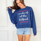 Weekends at the Ballpark Crop Sweatshirt