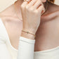 LUMINOUS CROSS TENNIS BRACELET