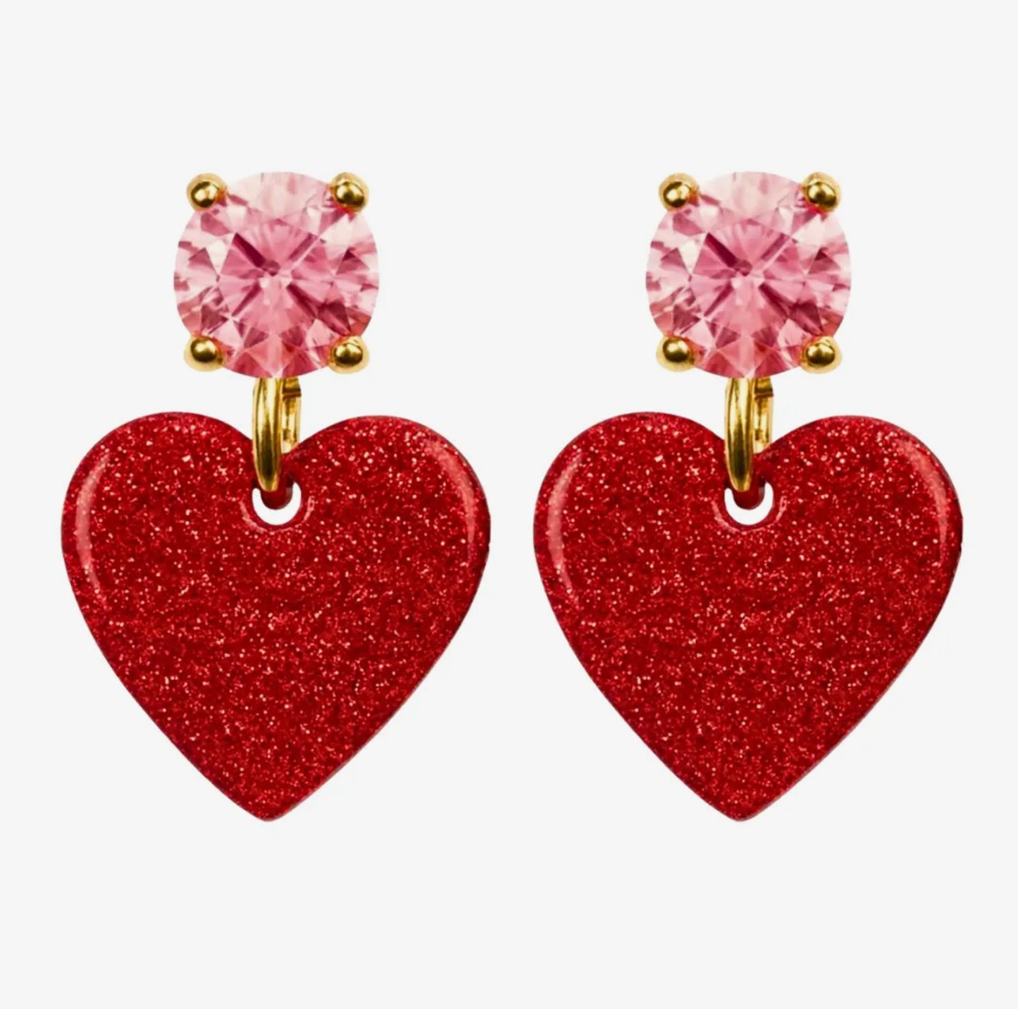 Statement Jumbo Heart Earrings
