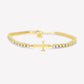 LUMINOUS CROSS TENNIS BRACELET