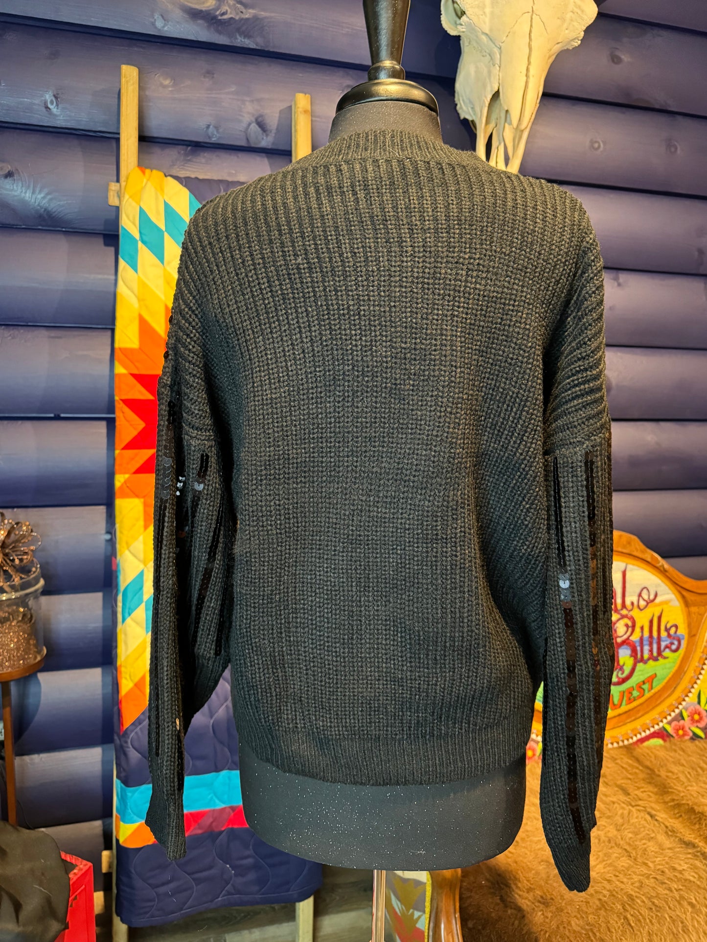 Black Betty Sparkles Sweater