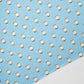 Elk Ivory Silk Scarf - Sky Blue