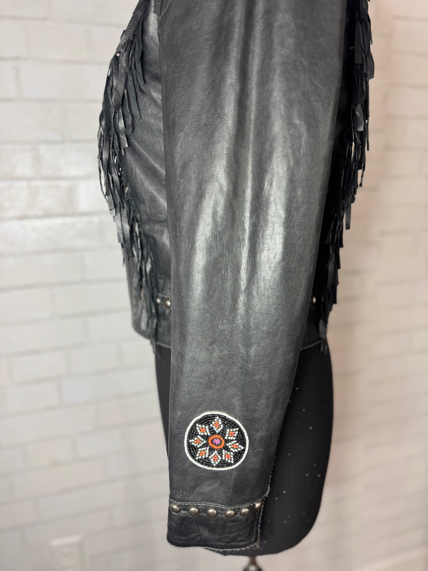 Black Leather DDR Jacket