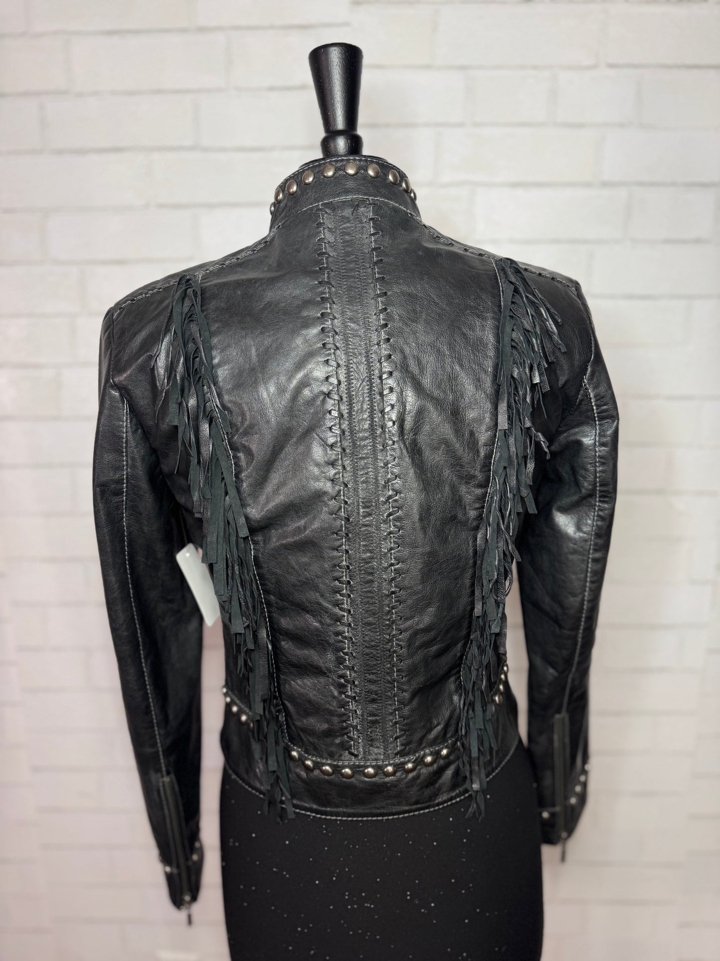 Black Leather DDR Jacket