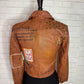 Brown Leather Double D Jacket