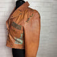 Brown Leather Double D Jacket