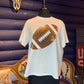 Gold Football Tee