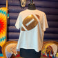 Gold Football Tee