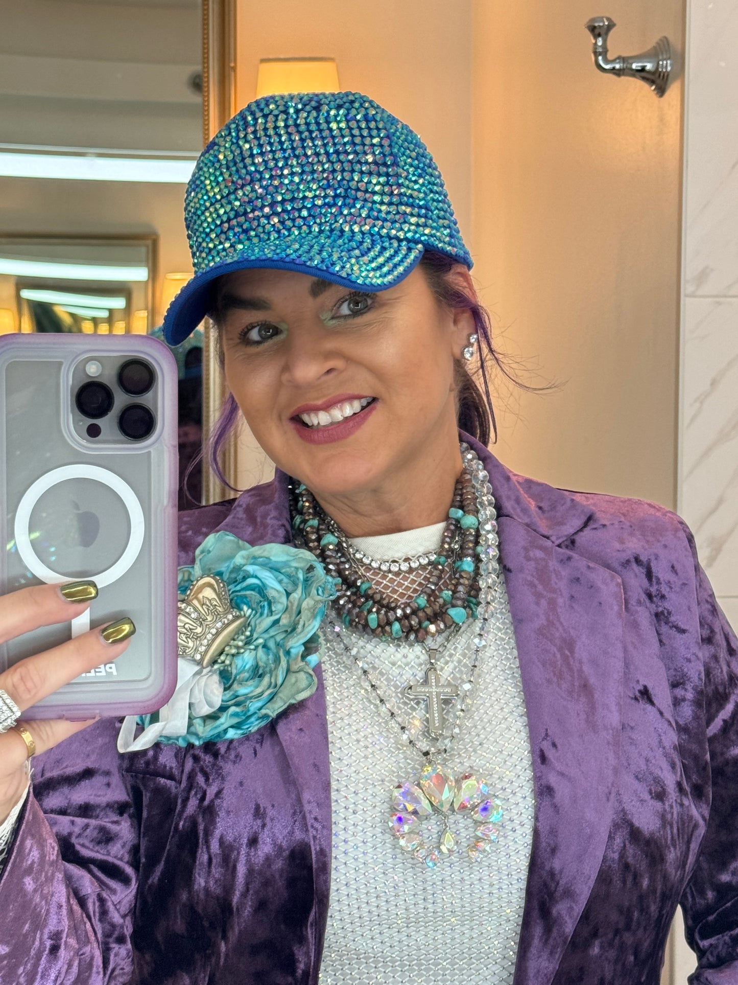 Baseball Caps with All Sparkle