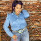 The Blue Rose Beaded Buckle