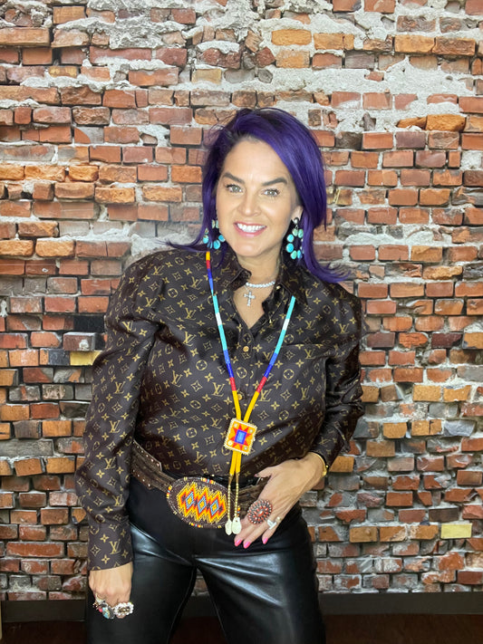 Miss Little Shell Beaded Buckle