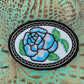 The Blue Rose Beaded Buckle