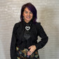 Celia Long Sleeve Ruffle Blouse