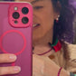 Beautiful Goldtone Ruby Set (Necklace, Bracelet & Earrings)