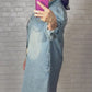 Long Denim Sparkly Jacket