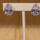 Teardrop French CZ Earring