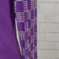 Checked in Purple Mesh Top