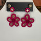 Beaded Flower Earrings