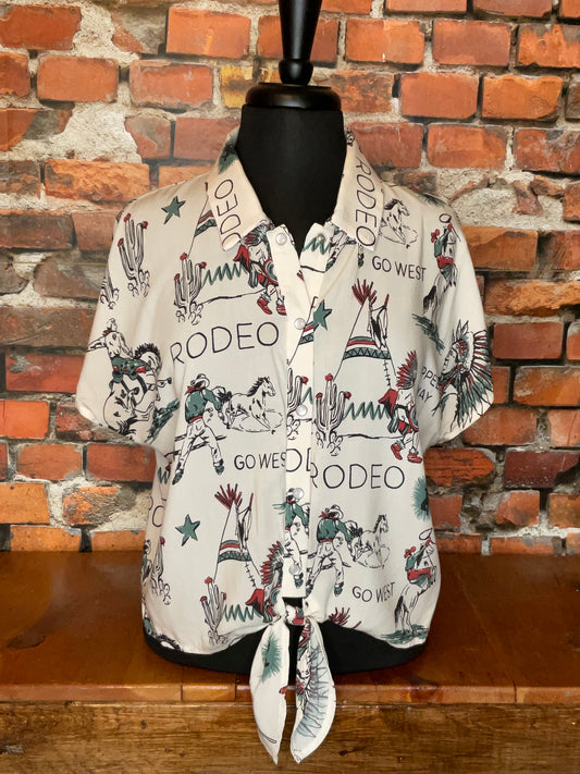 Rodeo Tie Shirt