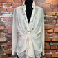 Sheer Flowing Blouse with Unique Design
