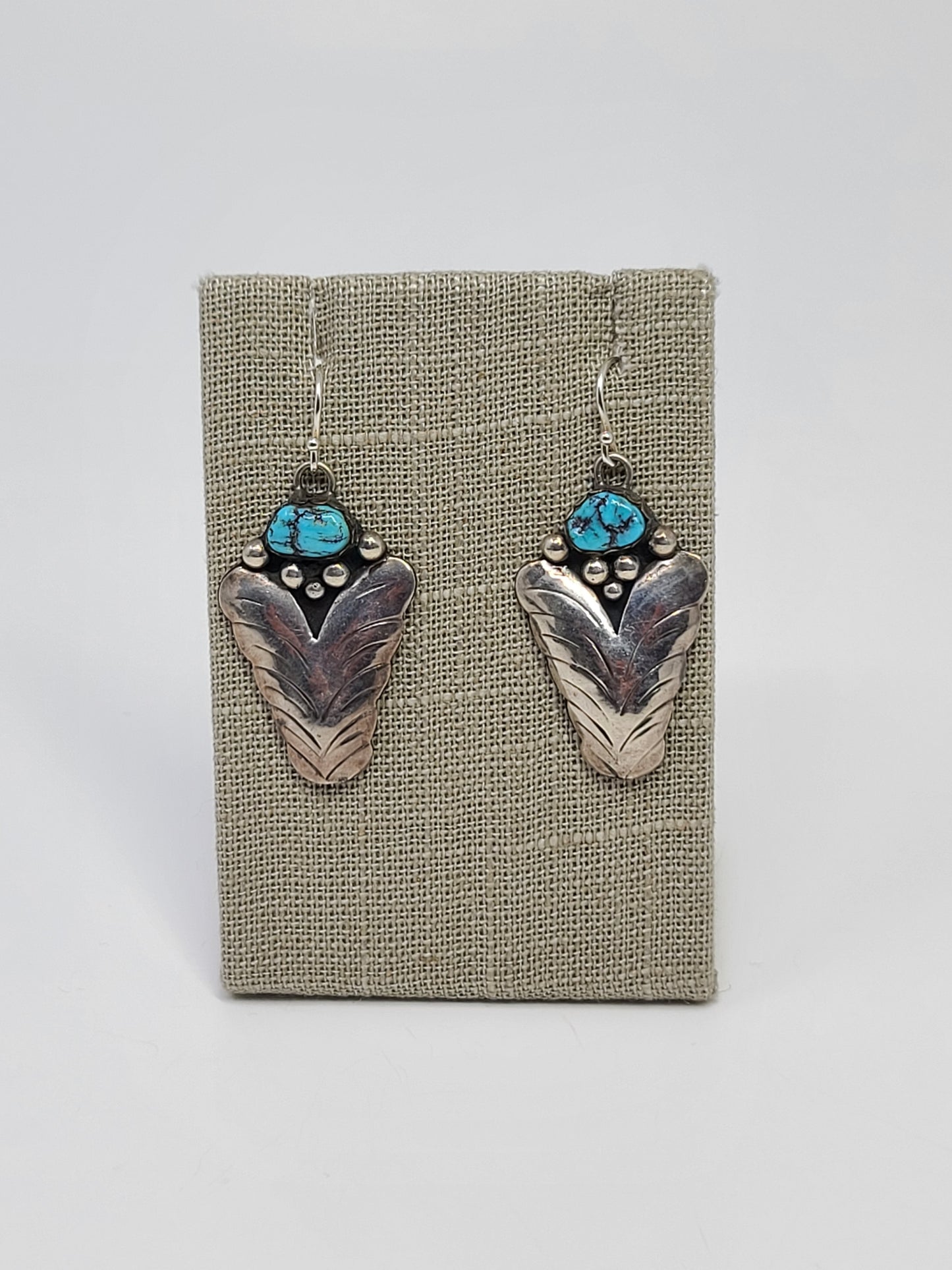 Kingman Turquoise Dangle Earrings