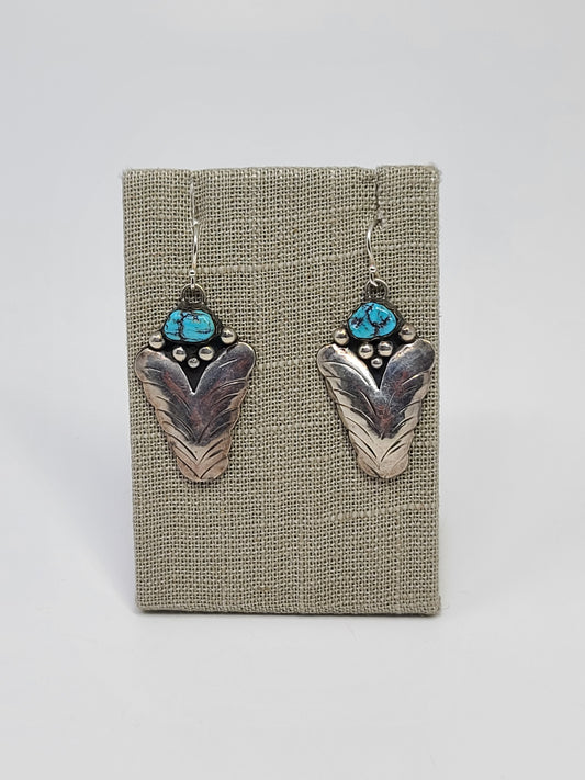 Kingman Turquoise Dangle Earrings