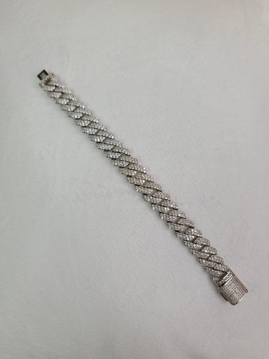 8" Cuban Link Diamond Bracelet