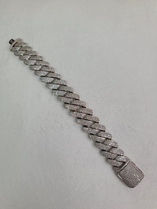 8" Cuban Link Diamond Bracelet