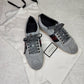 Pre-Loved Gucci Web Sneaker with Studs