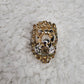 Pre-Loved Gucci Lion Head Ring
