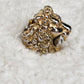 Pre-Loved Gucci Lion Head Ring
