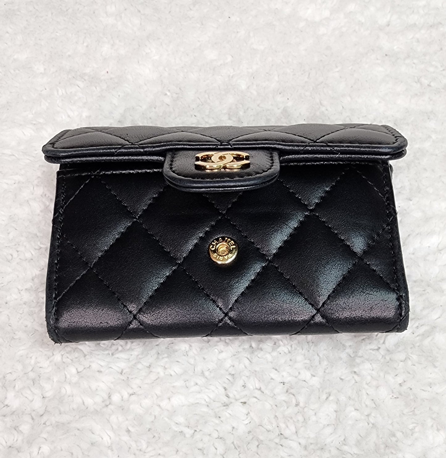 Pre-Loved Chanel Quilted Lambskin Coin Purse