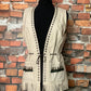 Soft Leather Vest with Fringe
