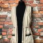 Soft Leather Vest with Fringe
