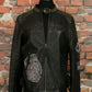 Ed Hardy Mini Skirt Mob Leather Moto Jacket