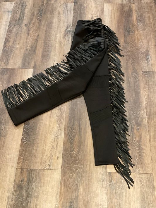 Leather Fringe Pant