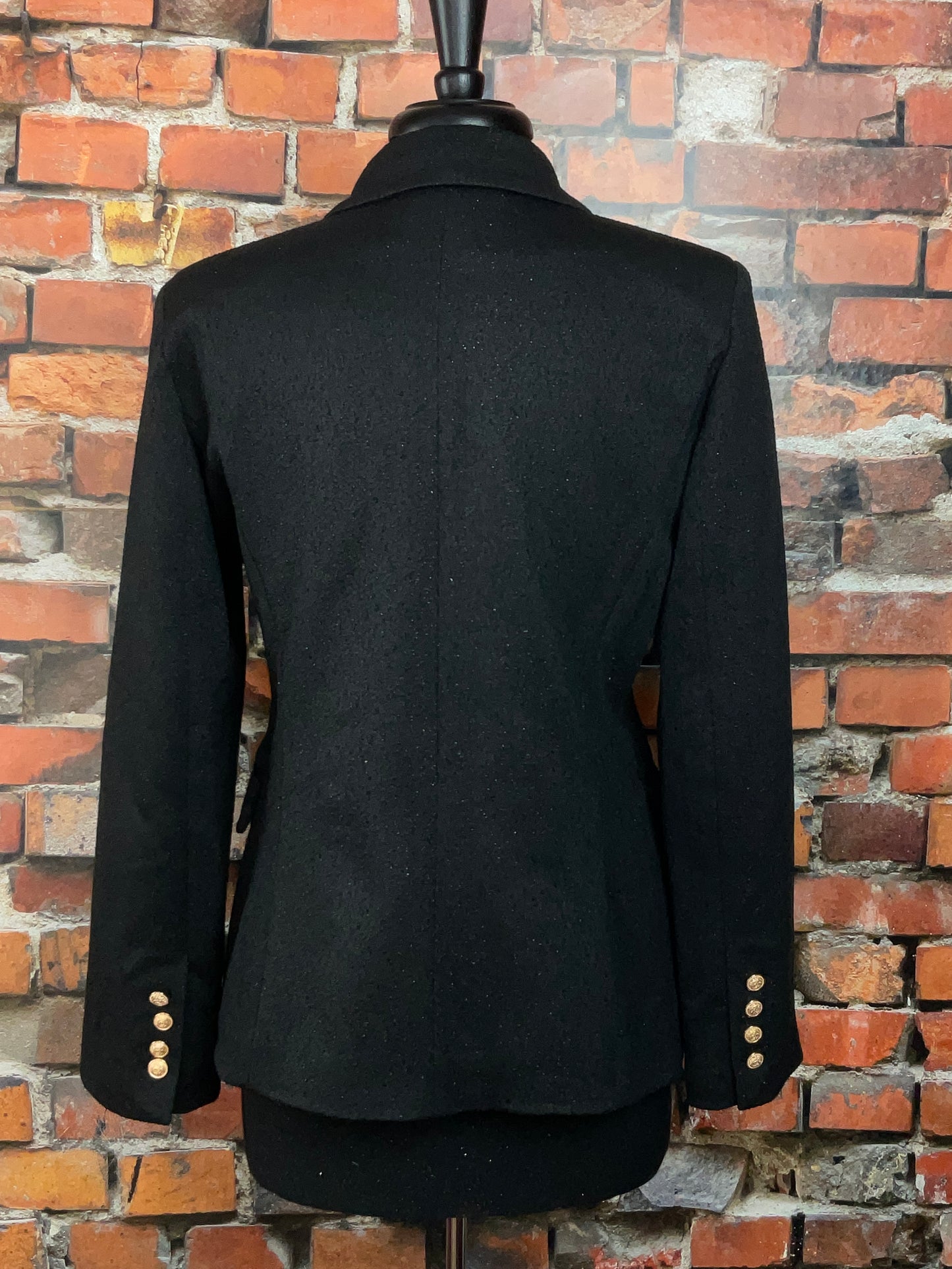 Gold Lame DB Blazer with Lizard Broach