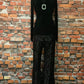 Sheer Sequin Pant with a Flare!