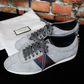 Pre-Loved Gucci Web Sneaker with Studs