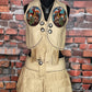 Fringed Leather Vest & Skort