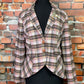 Plaid Tapered Blazer