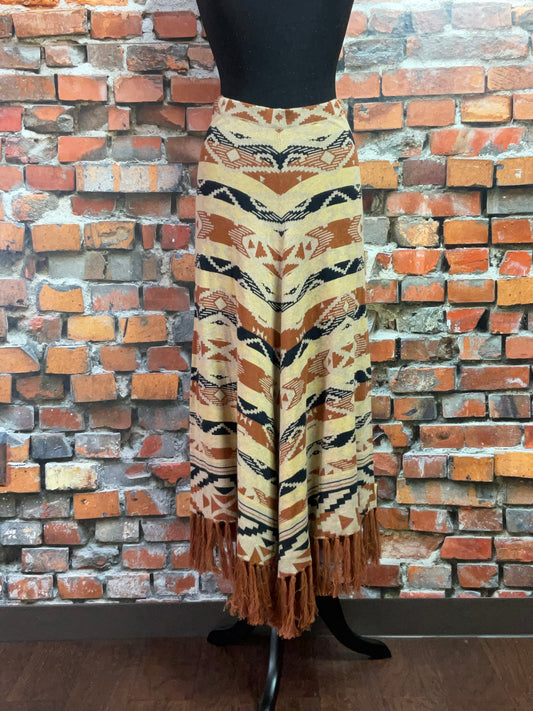 Native Design Blanket Skirt