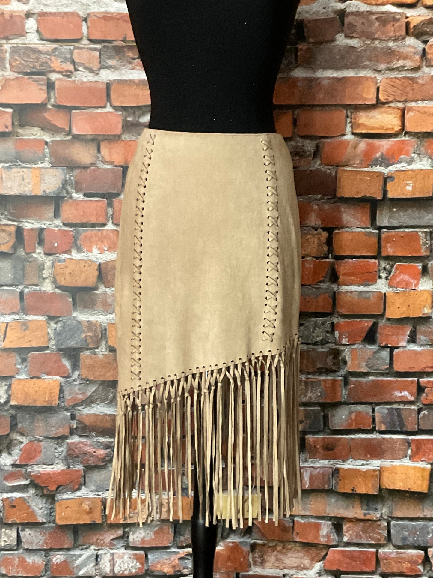 Skirt with Long Fringe