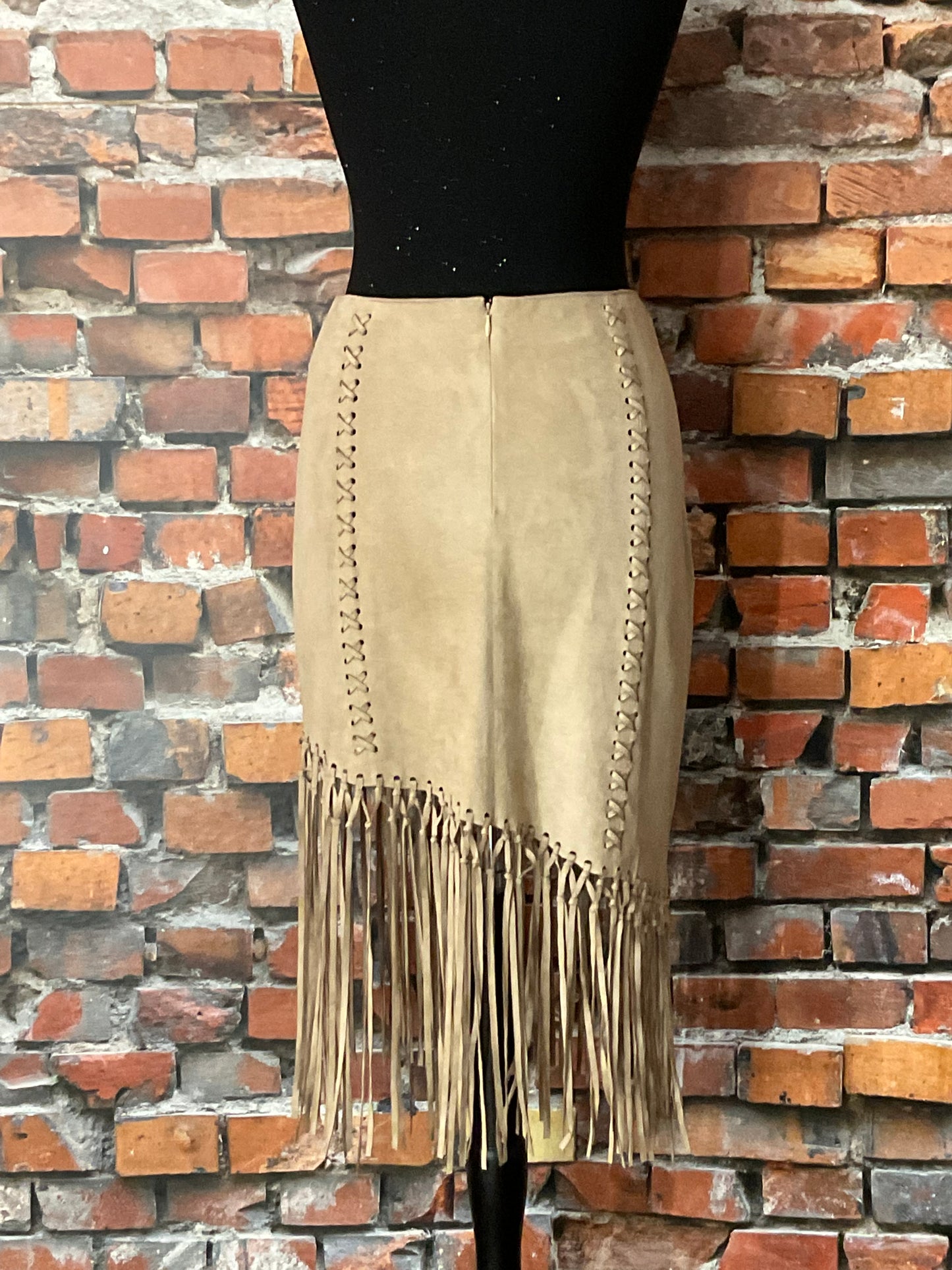 Skirt with Long Fringe