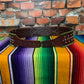 Crow Beaded Leather Belt