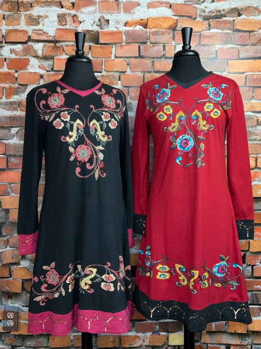 The Sister's Embroidered Dresses